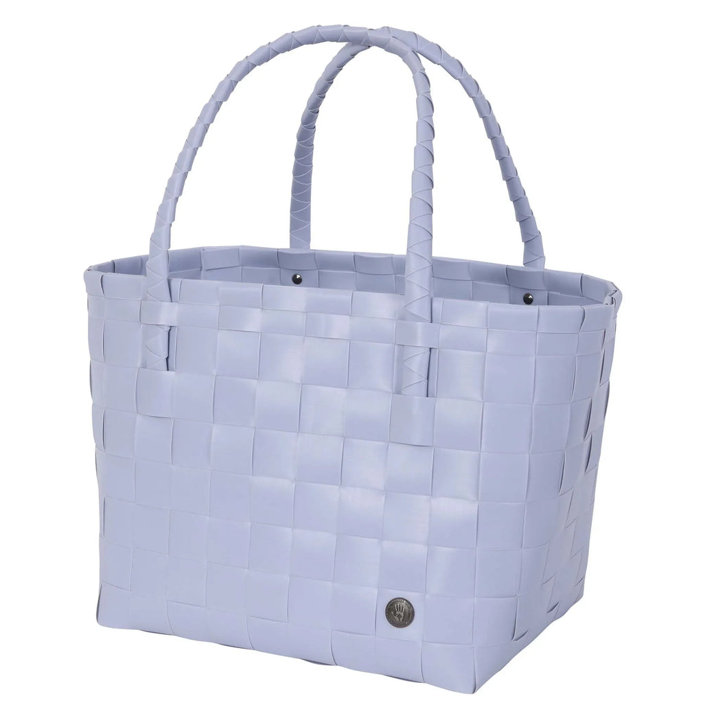Paris Pale Blue Grey Recycled Tote-Handed By-The Bugs Ear