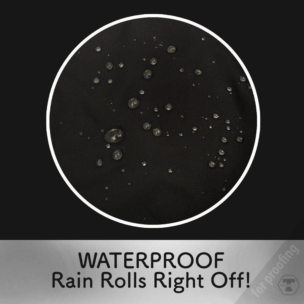 RainCaper Reversible Rain Cape in Black With Crimson Houndstooth-RainCaper-The Bugs Ear