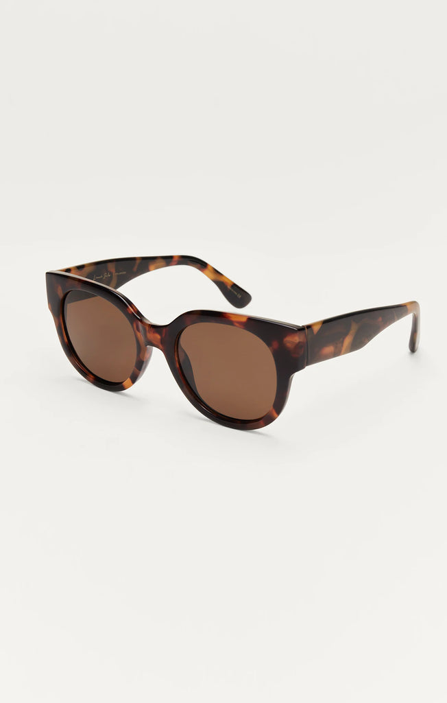 Z Supply Sunglasses Lunch Date Brown Tortoise Gradient-Z Supply-The Bugs Ear