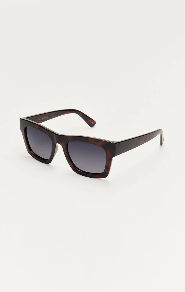 Z Supply Sunglasses Laylow Brown Tortoise Gradient-Z Supply-The Bugs Ear