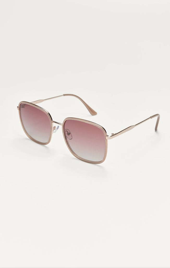 Z Supply Sunglasses Escape in Taupe Gradient-Z Supply-The Bugs Ear