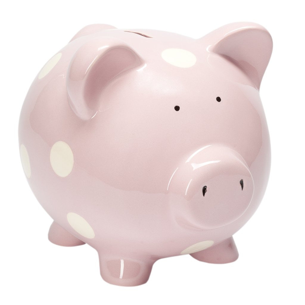 Classic Piggy Bank Pastel Pink-Elegant Baby-The Bugs Ear