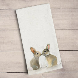 Baby Bunnies Tea Towels-Greenbox-The Bugs Ear