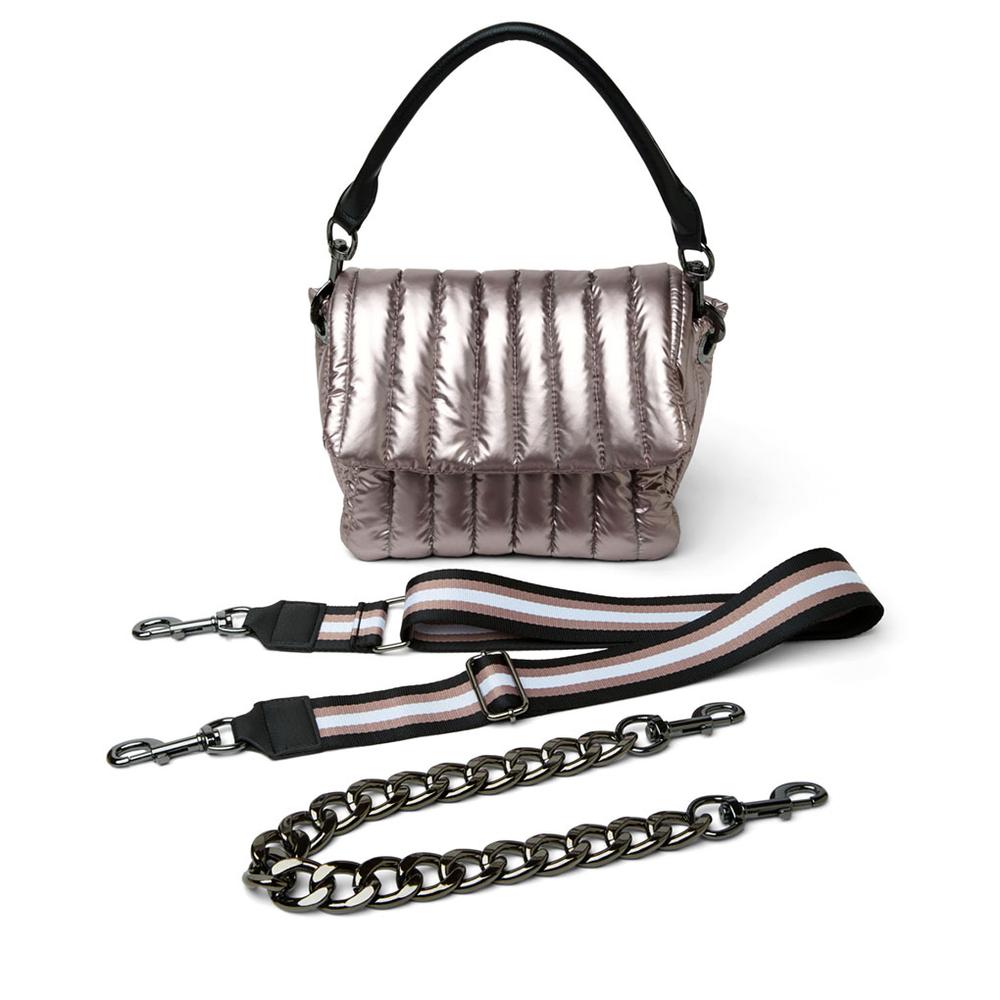Buy Think Royln Women's Petite Bar Bag, Pearl Champagne, Silver, Grey, One  Size at