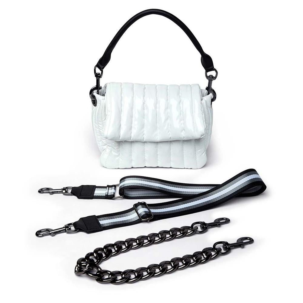 Vintage 60s/70s White Patent Leather Handbag with Lucite Handles by Wi –  Brand Spanking Vintage