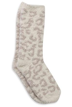 Barefoot Dreams Cozychic Barefoot in the Wild Cream Socks-Barefoot Dreams-The Bugs Ear