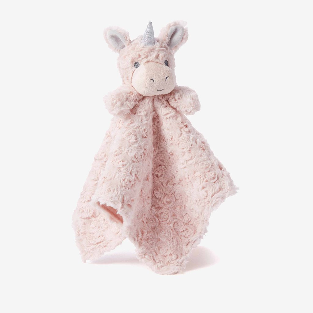 Pink Swirl Unicorn Baby Security Blanket-Elegant Baby-The Bugs Ear