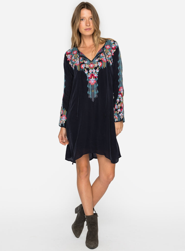 Johnny Was Tanyah Embroidered Dress-Johnny Was-The Bugs Ear
