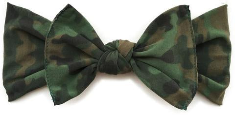 Baby Bling Camo Printed Knot Headband-Baby Bling-The Bugs Ear