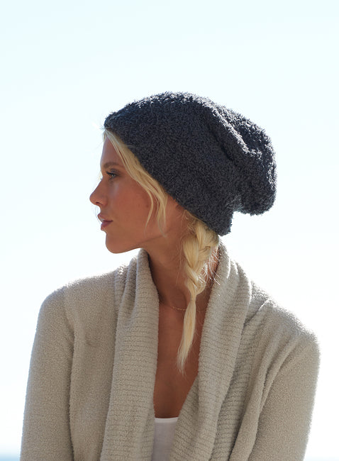 Barefoot Dreams Beanie in Graphite-Barefoot Dreams-The Bugs Ear