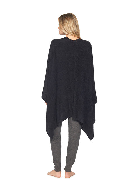 Barefoot Dreams Cozy Chic Weekend Wrap in Black-Barefoot Dreams-The Bugs Ear