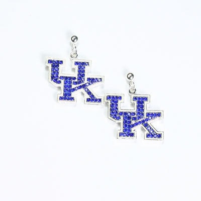 Kentucky Crystal Logo Earrings-Seasons Jewelry-The Bugs Ear