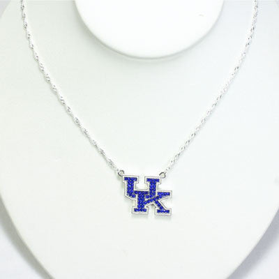 Kentucky Crystal Logo Necklace-Seasons Jewelry-The Bugs Ear