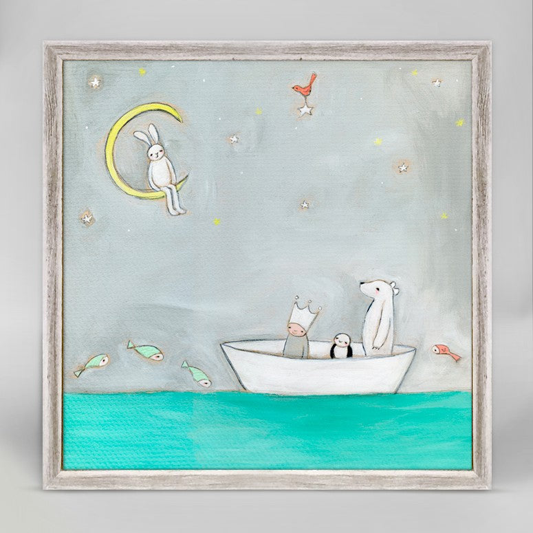 Delightful Dreamers Mini Framed Canvas 6x6-Greenbox-The Bugs Ear