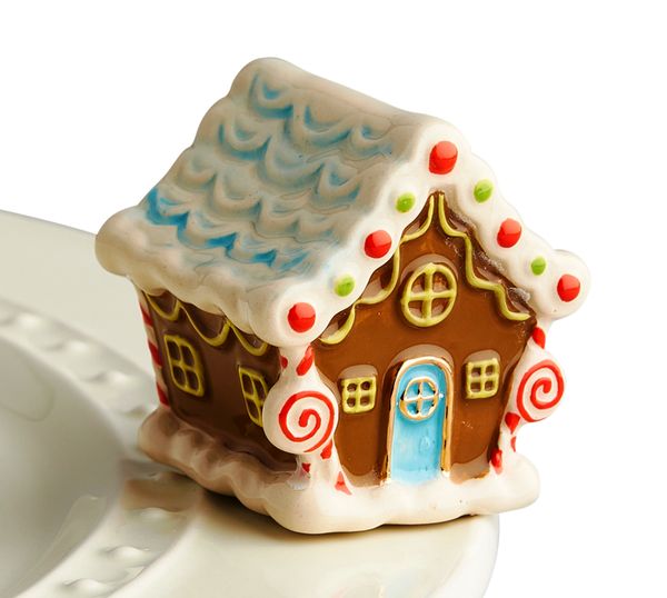 Nora Fleming Mini Gingerbread House Candyland Lane-Nora Fleming-The Bugs Ear
