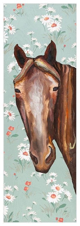 Horse Floral Wall Art 12x36-Greenbox-The Bugs Ear