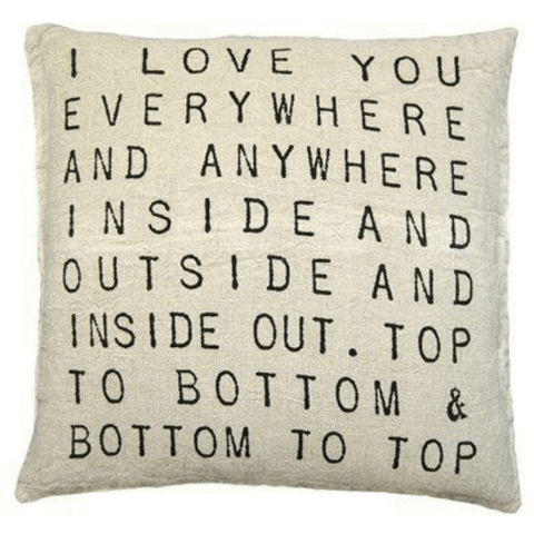 I Love You Everywhere Pillow-Sugarboo Designs-The Bugs Ear