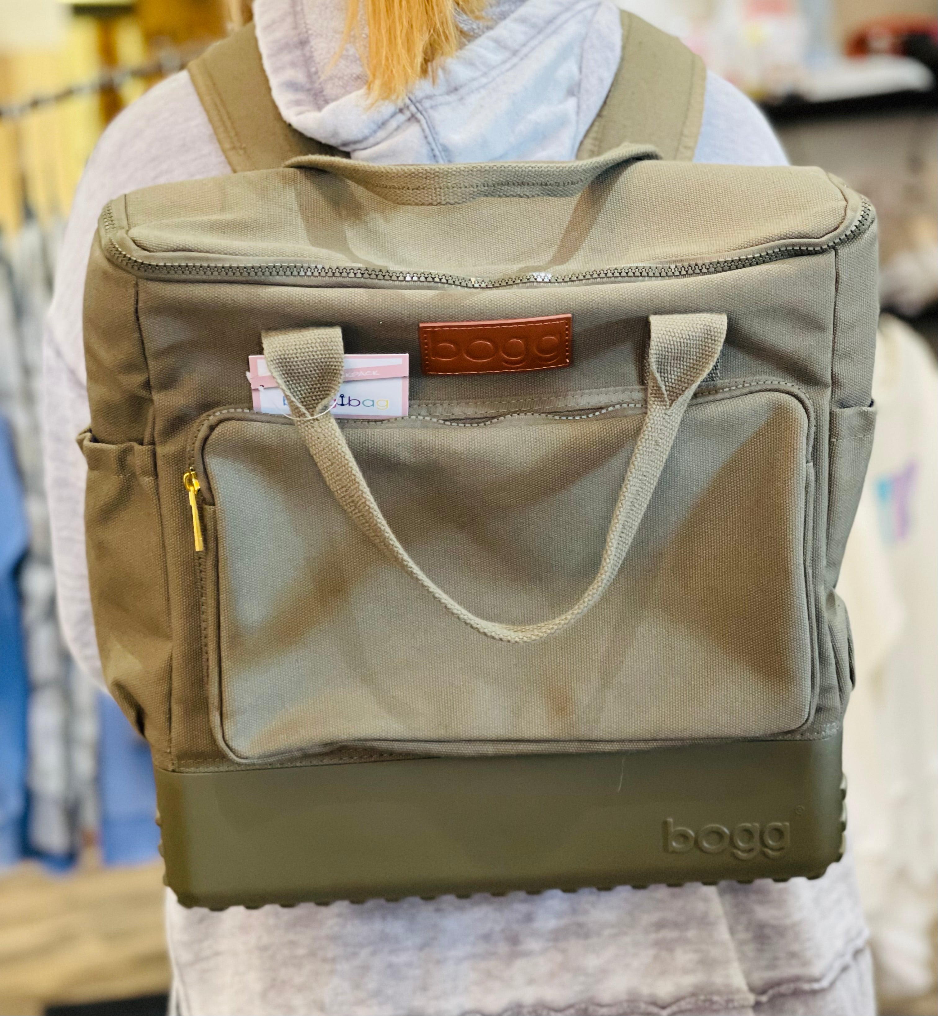 Bogg Bag Canvas Collection Backpack Olive – The Bugs Ear