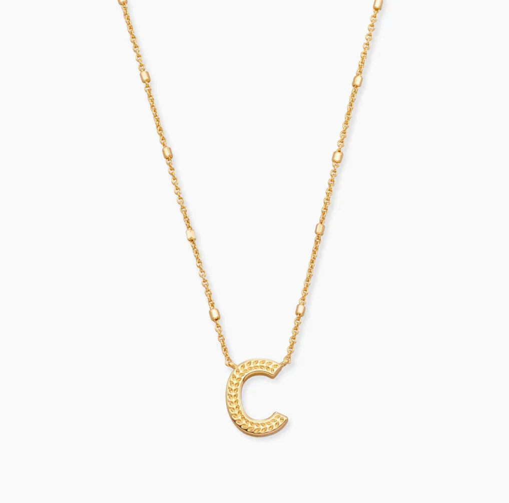 Kendra Scott Letter C Pendant Necklace-Kendra Scott-The Bugs Ear