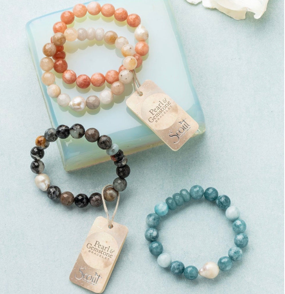 Pearl and Gemstone Bracelets-Scout Curated Wears-The Bugs Ear