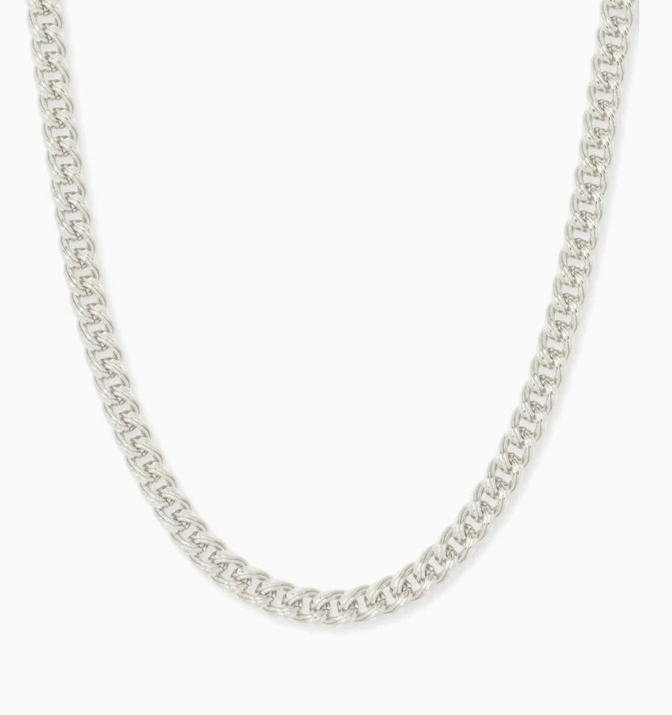 Kendra Scott Vincent Chain Necklace In Silver-Kendra Scott-The Bugs Ear