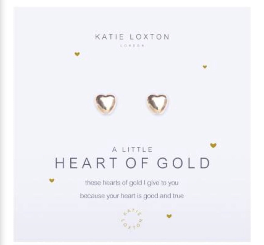 Katie Loxton A Little Heart Of Gold earrings-Katie Loxton-The Bugs Ear