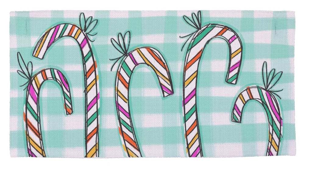 Colorful Candy Canes Pillow Swap-LuckyBird-The Bugs Ear
