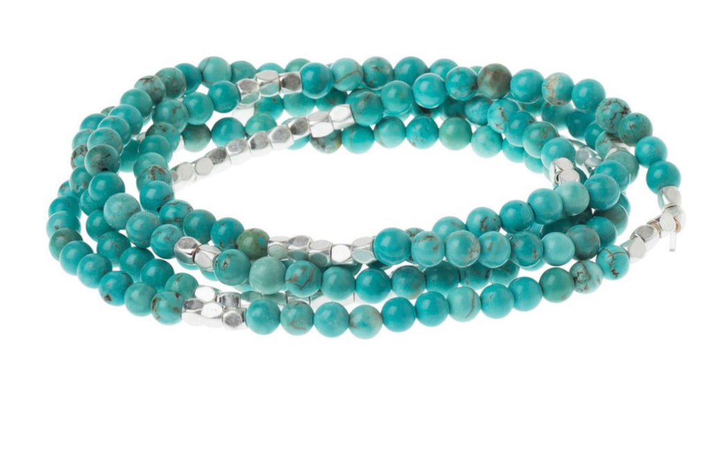 Turquoise silver Stone of the Sky Necklace Bracelet-Scout Curated Wears-The Bugs Ear