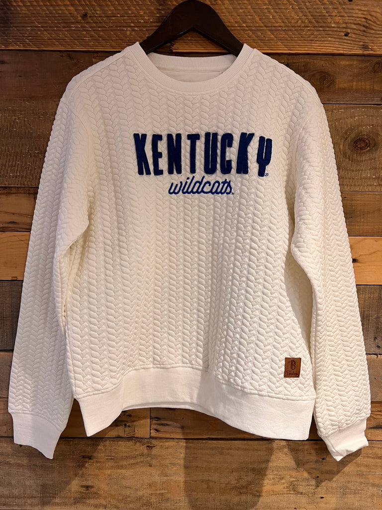 Kentucky Sweatshirt Cable Knit Sweatshirt-Royce-The Bugs Ear