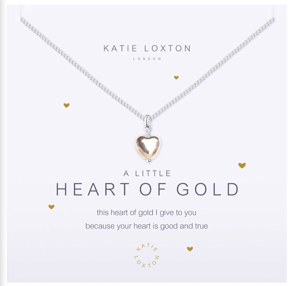 Katie Loxton A Little Heart Of Gold necklace-Katie Loxton-The Bugs Ear
