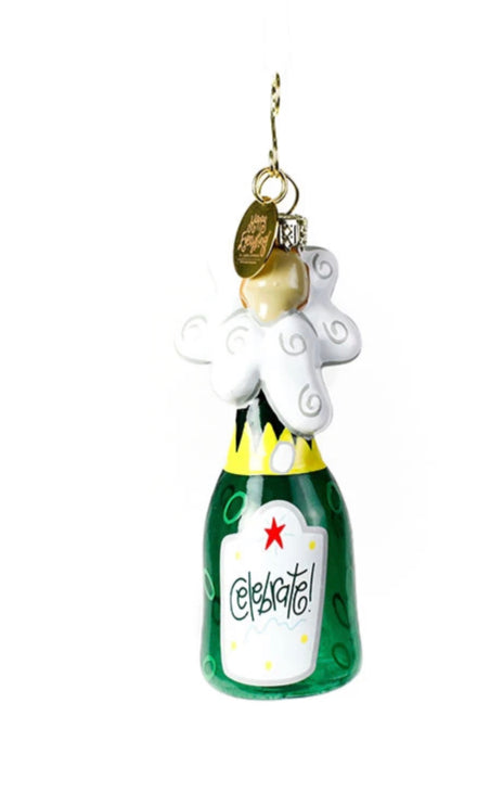 Happy Everything Champagne Ornament Shaped-Happy Everything-The Bugs Ear