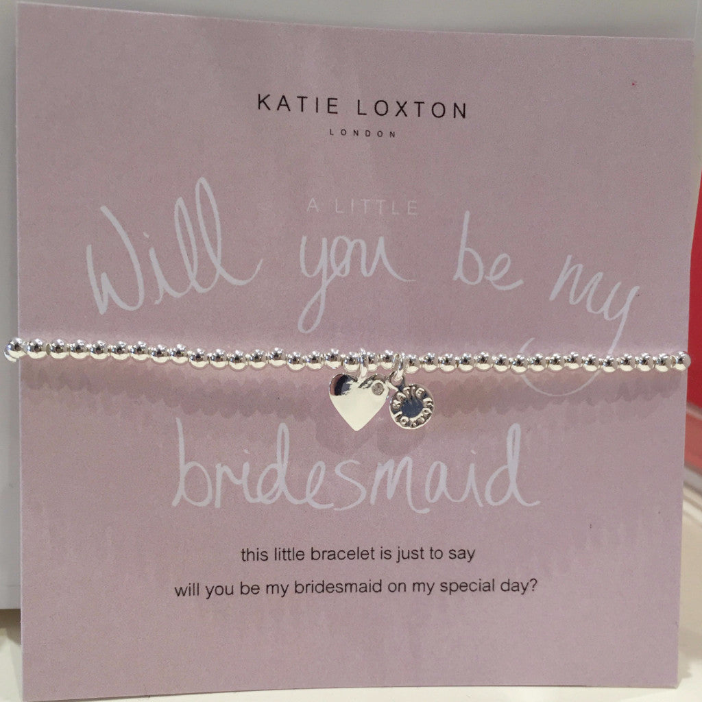 Katie Loxton A Little Will You Be My Bridesmaid Bracelet-Katie Loxton-The Bugs Ear
