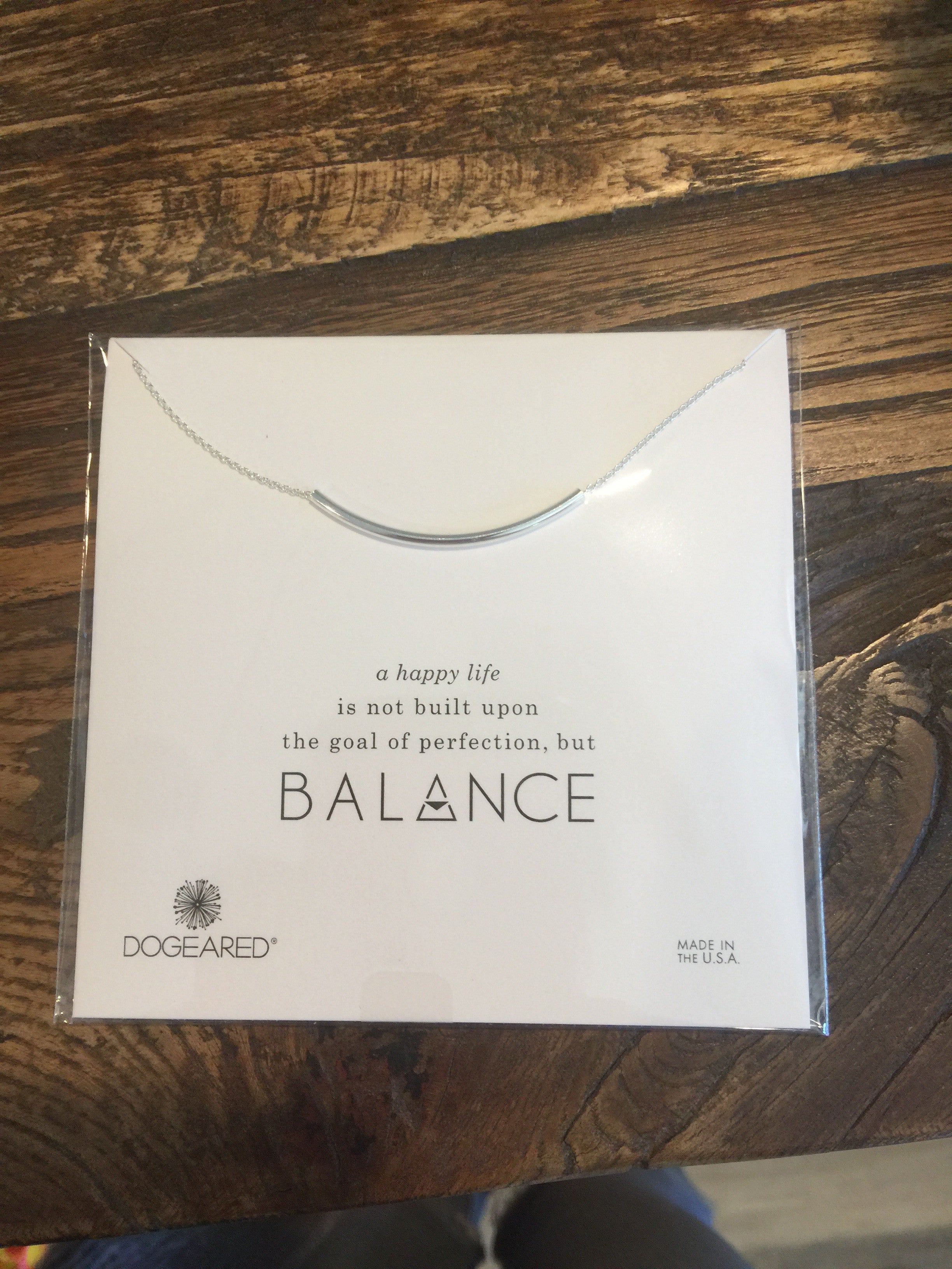 Dogeared hot sale balance necklace