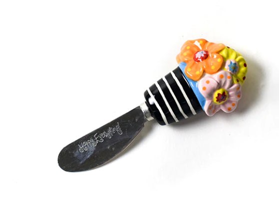 Happy Everything Flower Appetizer Spreader-Happy Everything-The Bugs Ear