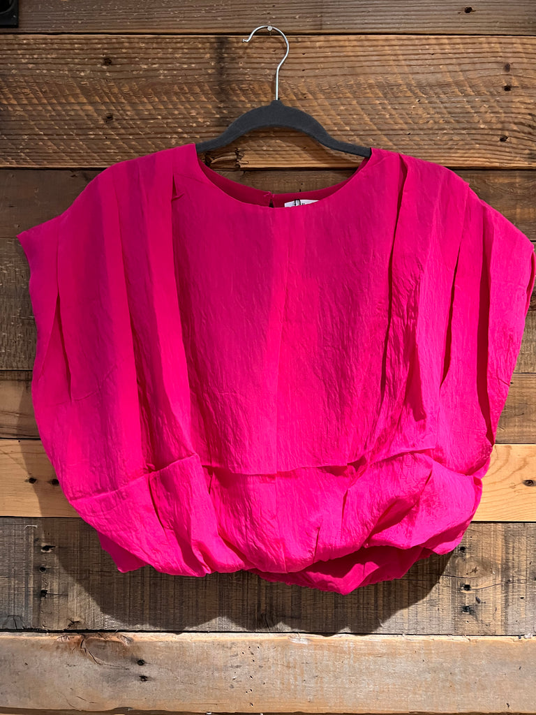 Aniston Pink Sleeveless Top-THML-The Bugs Ear