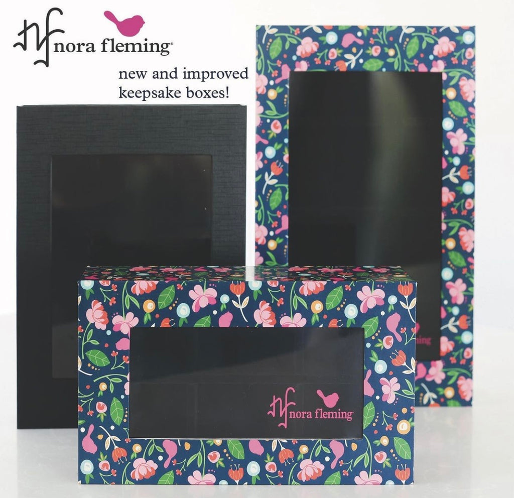 Nora Fleming Signature Floral Keepsake Box 6 sections-Nora Fleming-The Bugs Ear