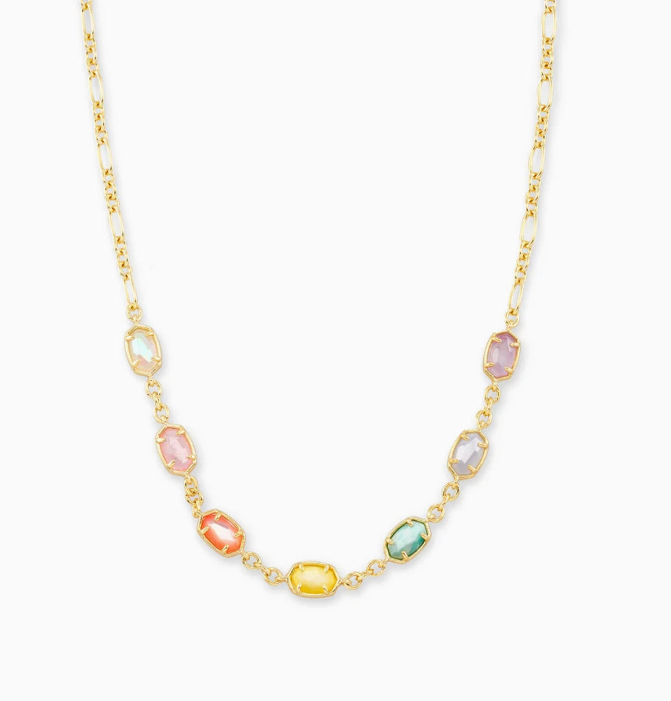 Kendra Scott Emilie Gold Strand Necklace In Pastel Mix-Kendra Scott-The Bugs Ear