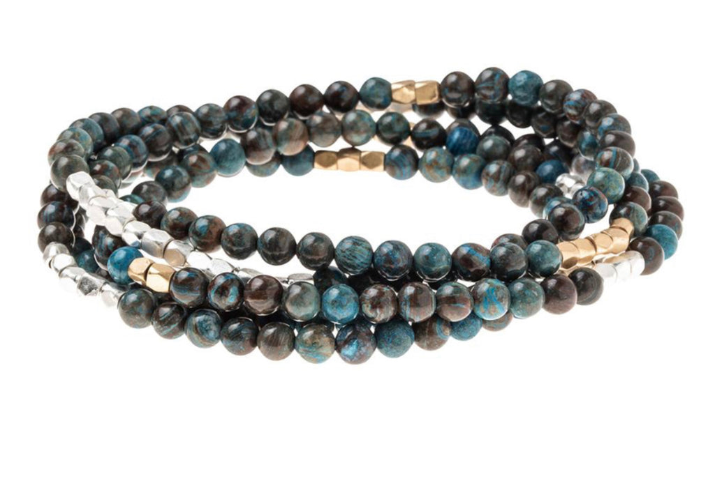 Blue Sky Jasper Stone of Empowerment Necklace Bracelet-Scout Curated Wears-The Bugs Ear