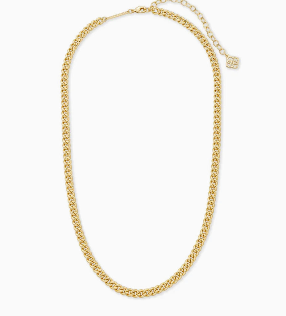 Kendra Scott Ace Chain Necklace In Gold-Kendra Scott-The Bugs Ear