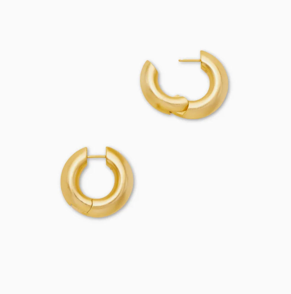 Kendra Scott Mikki Hoop Earrings In Gold-Kendra Scott-The Bugs Ear