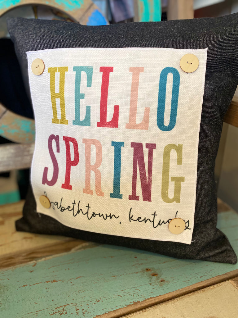 Hello Spring Elizabethtown Square Pillow Swap-LuckyBird-The Bugs Ear