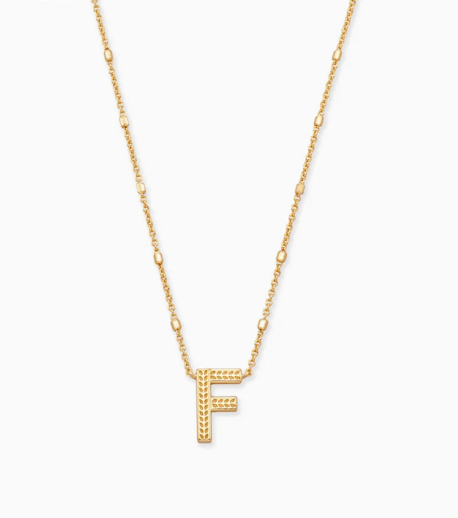 Kendra Scott Letter F Pendant Necklace-Kendra Scott-The Bugs Ear