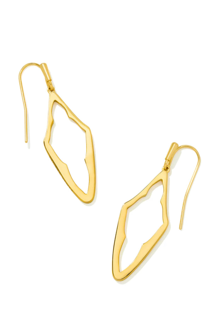 Kendra Scott Elongated Abbie Open Frame Earring in Gold-Kendra Scott-The Bugs Ear