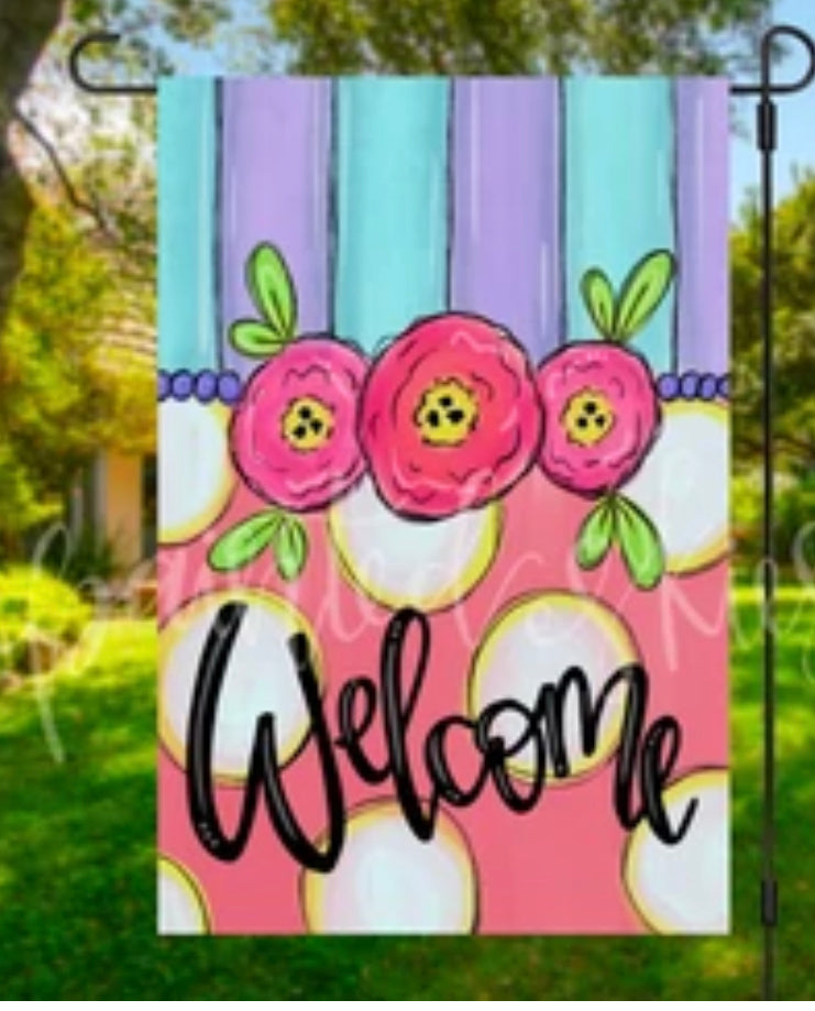 Painted Skies Garden Flag-Magnolia Lane-The Bugs Ear