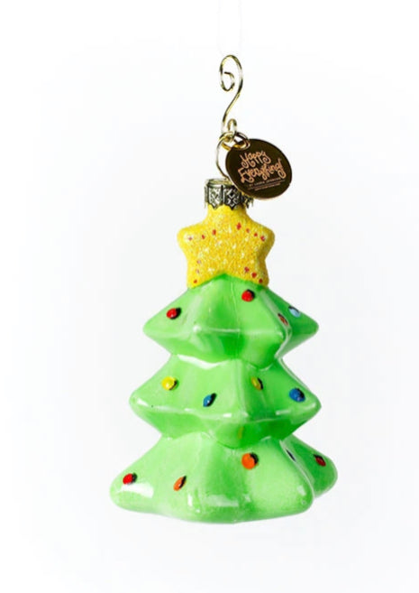 Happy Everything Christmas Tree Shaped Ornament-Happy Everything-The Bugs Ear