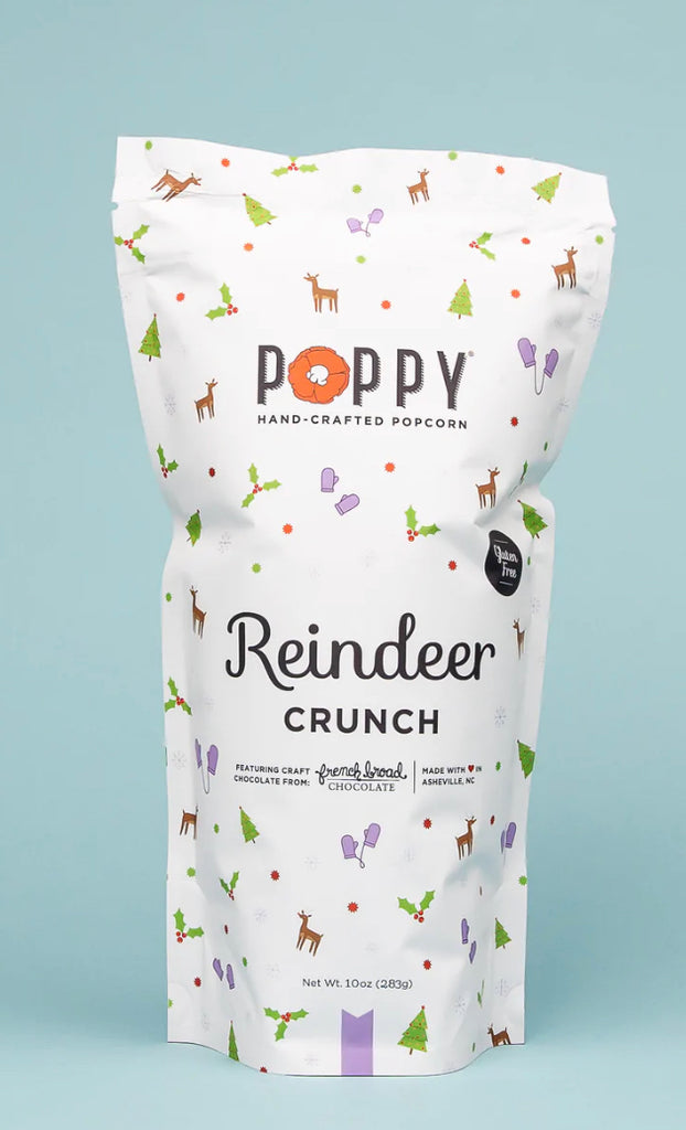 Poppy Popcorn Reindeer Crunch Market Bag-Poppy Popcorn-The Bugs Ear