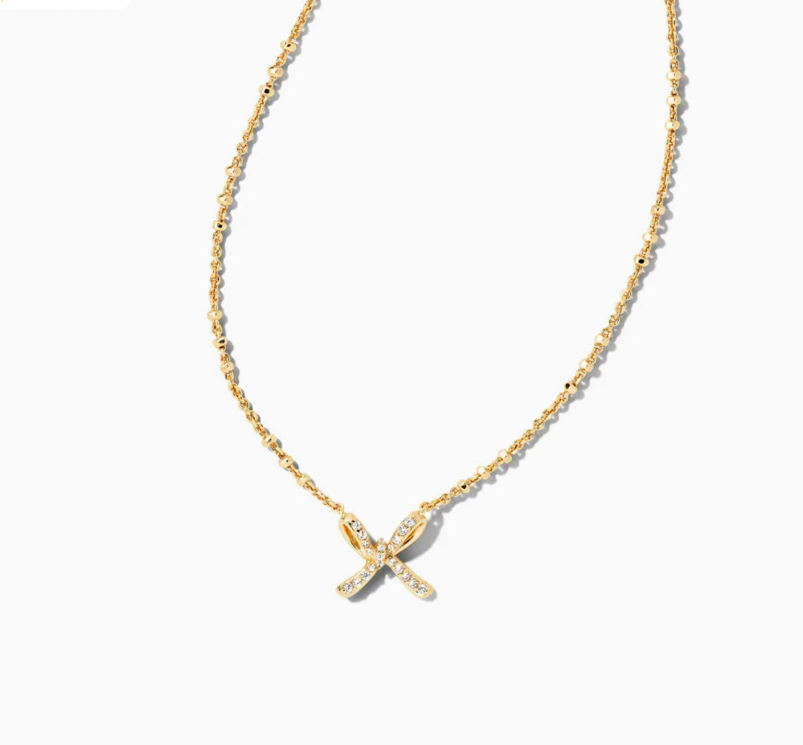 Kendra Scott Open Heart Pendant Necklace in 14k Yellow Gold | The Summit