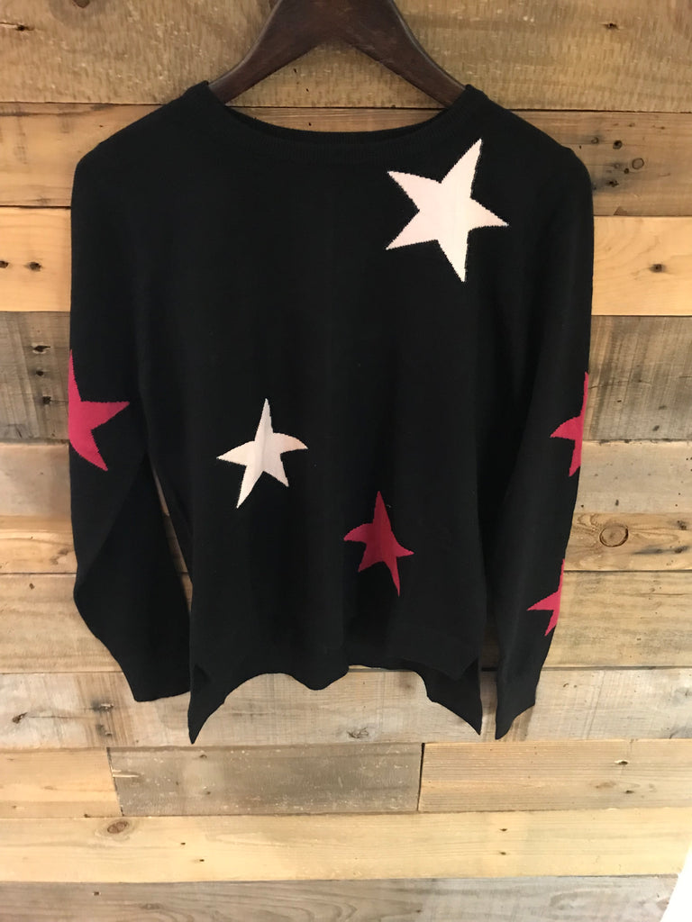 Dana Colored Star Sweater-THML-The Bugs Ear