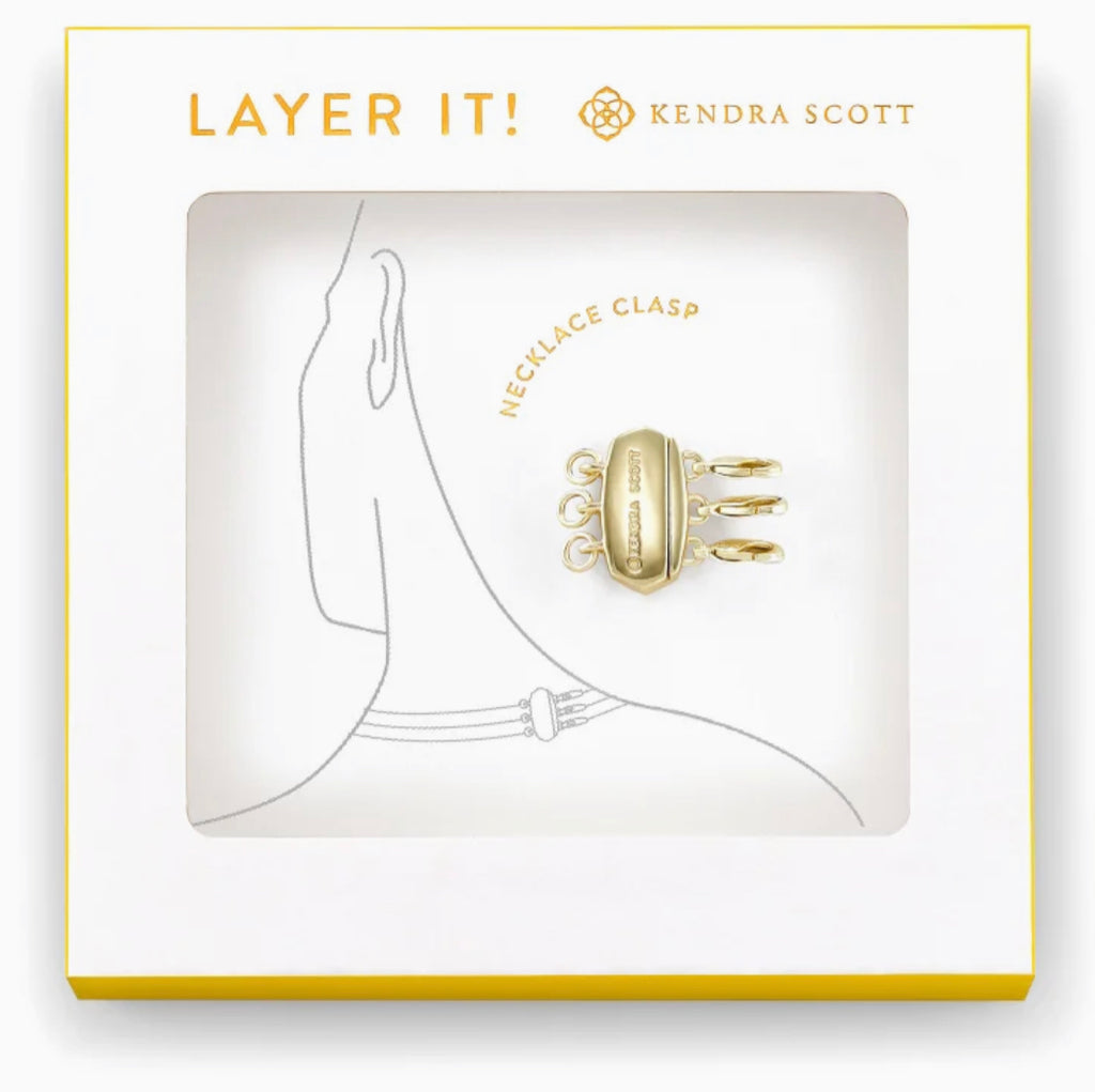 Kendra Scott Layer It! Necklace Clasp In Gold-Kendra Scott-The Bugs Ear