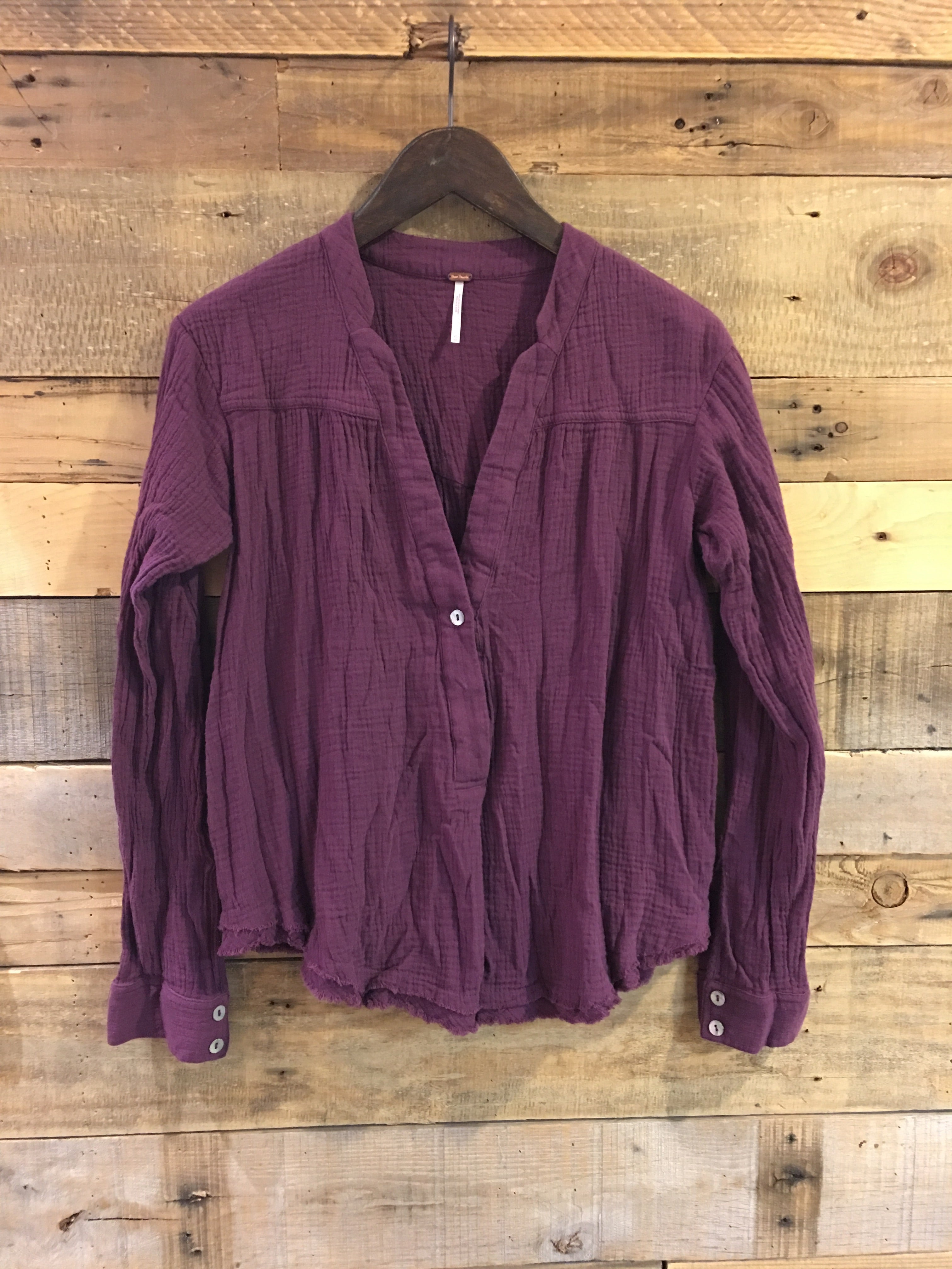 Free People Changing Horizons Pullover in Plum Purple – The Bugs Ear